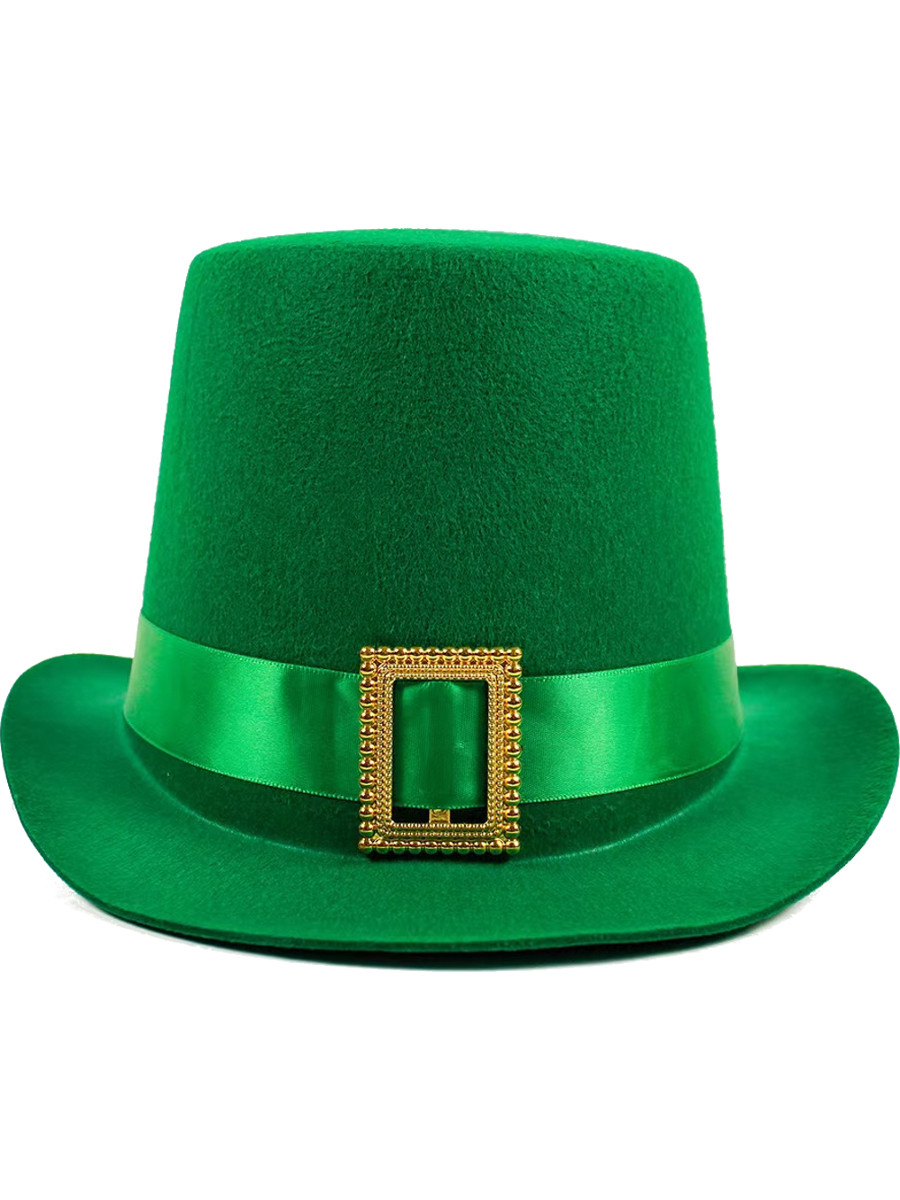 Tone On Tone St. Patrick's Day Green Leprechaun Hat Costume Accessory